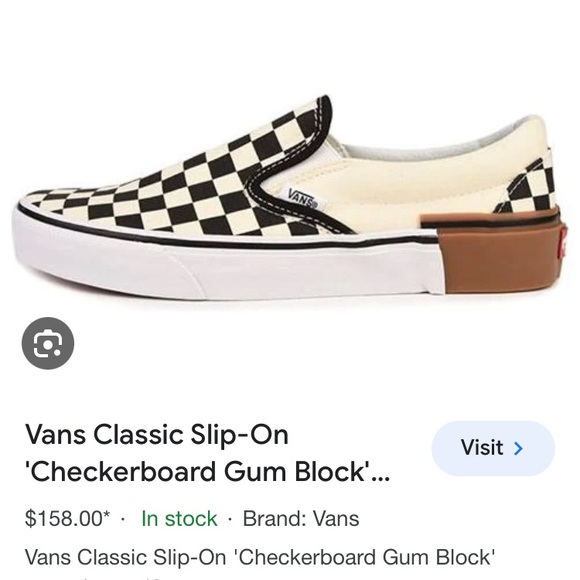 Vans Shoes - Rare Vans Checkerboard Gum Block